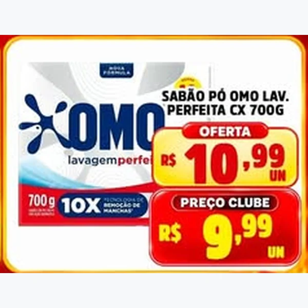 Sabão Pó Lavagem Perfeita Omo 700 g