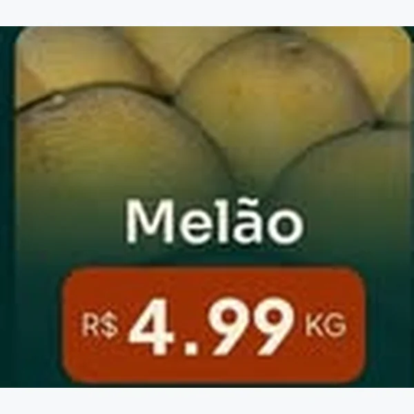 Recorte do encarte de Melão
