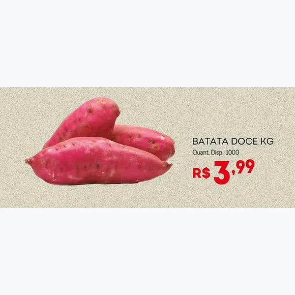 Recorte do encarte de Batata Doce