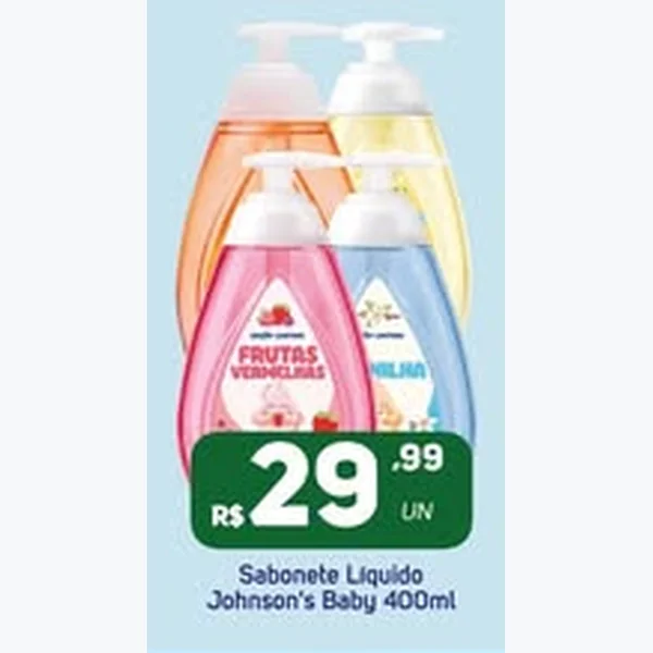 Sabonete Líquido Johnson's Baby 400 ml