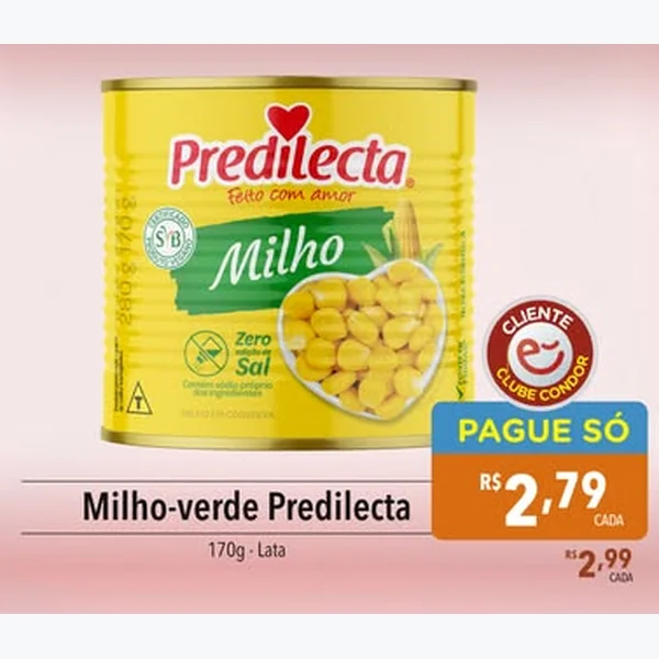Milho-verde Predilecta 170 g