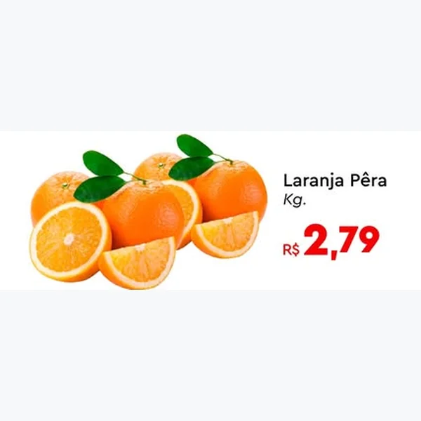 Recorte do encarte de Laranja Pera
