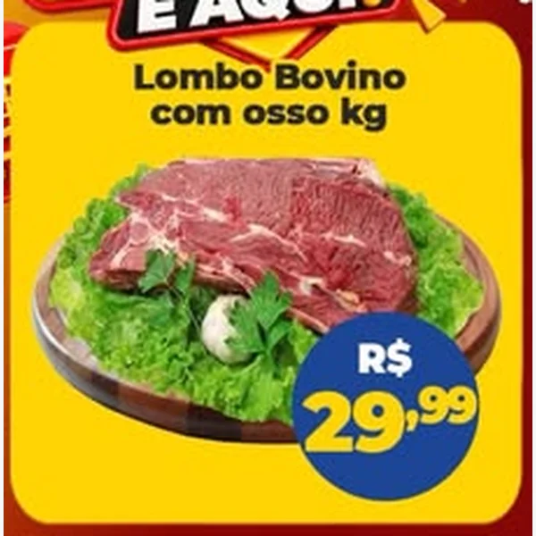 Lombo Bovino com Osso
