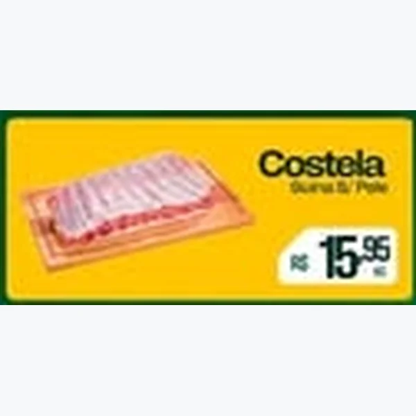 Recorte do encarte de Costela Suína C/ Pele