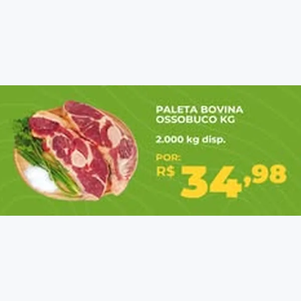 Paleta Bovina Ossobuco