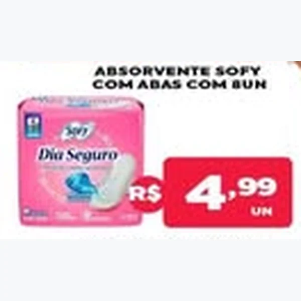 Absorvente com Abas Sofy 8 un