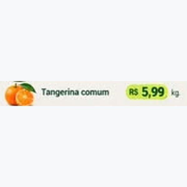 Recorte do encarte de Tangerina Comum