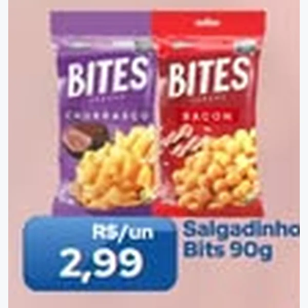 Salgadinho Bits Bites 90 g