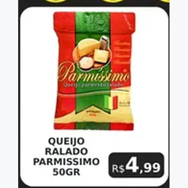 Queijo Ralado Parmissimo 50 g