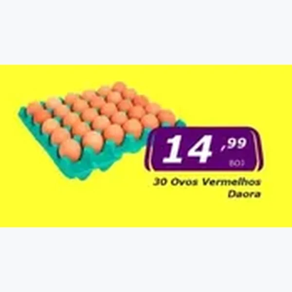Ovos Vermelhos Daora 30 un