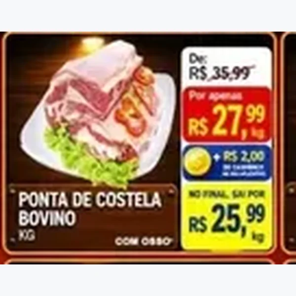Ponta de Costela Bovino