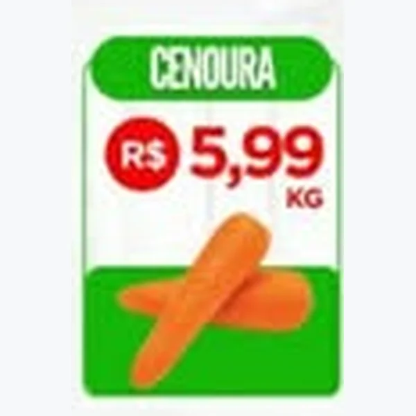 Recorte do encarte de Cenoura