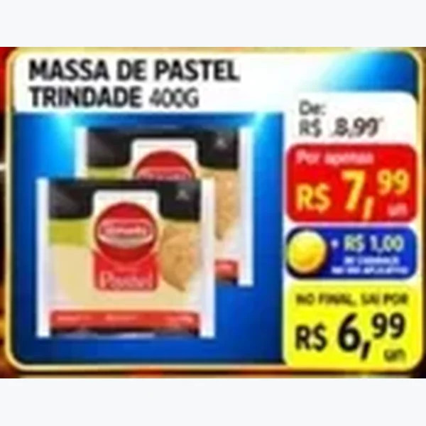 Massa de Pastel Trindade 400 g