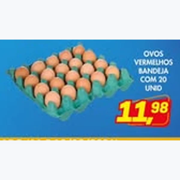 Ovos Vermelhos 20 un
