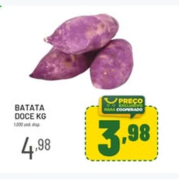 Recorte do encarte de Batata Doce