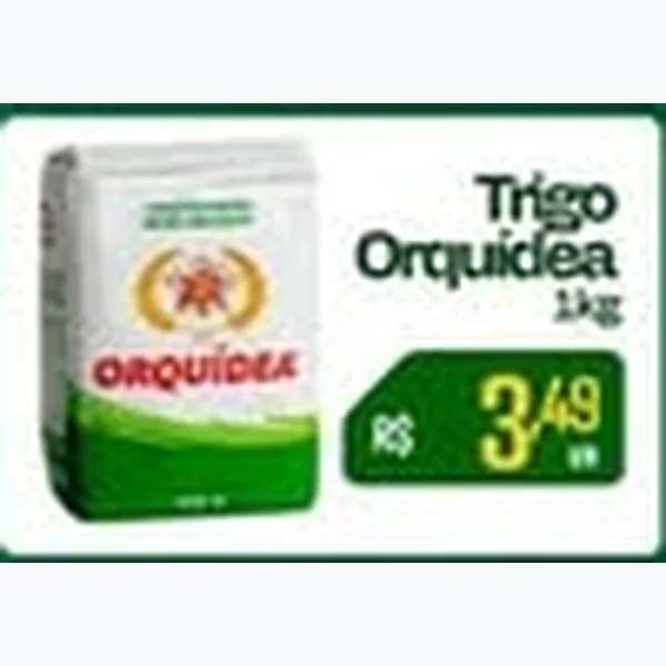 Recorte do encarte de Trigo Orquídea 1 kg