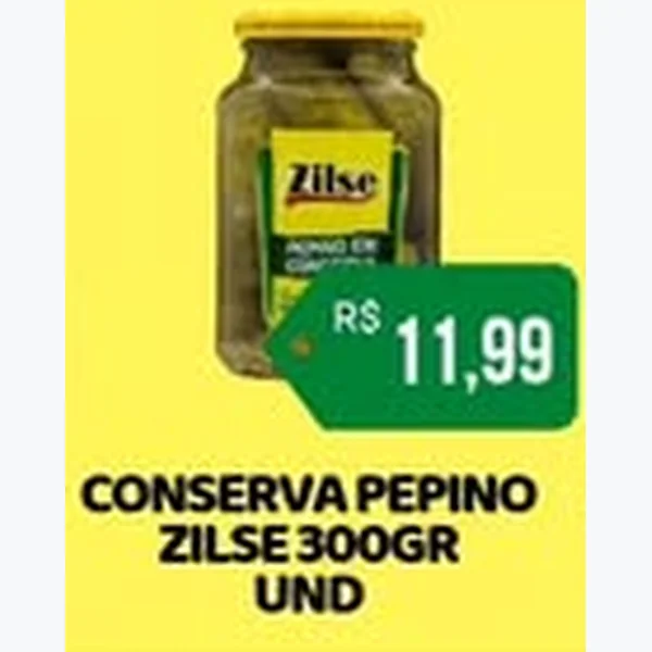 Conserva Pepino Zilse 300 g