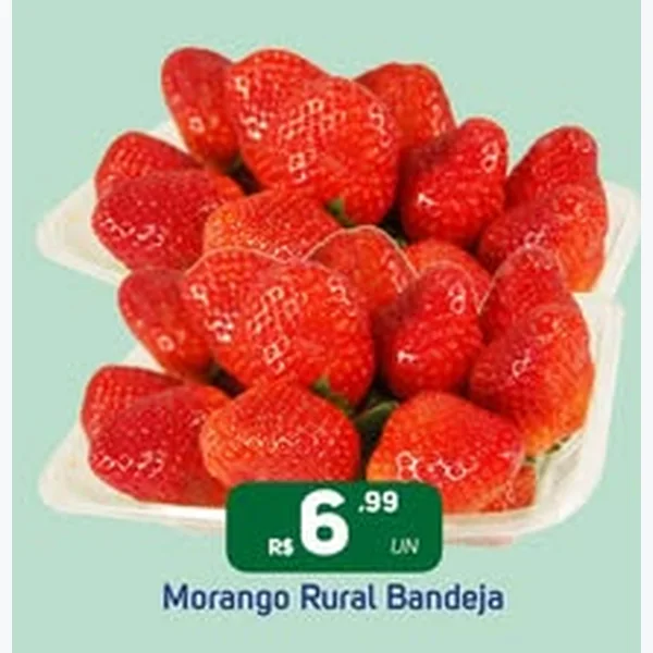 Recorte do encarte de Morango Rural