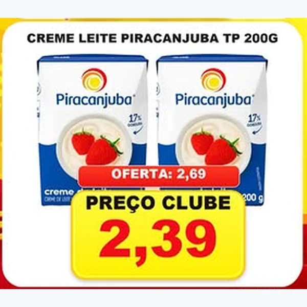Creme de Leite Piracanjuba 200 g