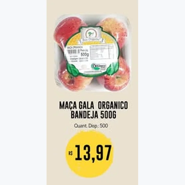 Maçã Gala Orgânico 500 g