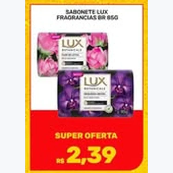 Recorte do encarte de Sabonete Fragrâncias Lux 85 g