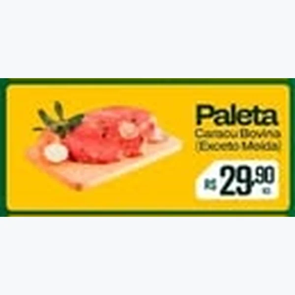 Recorte do encarte de Paleta Bovina