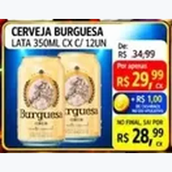 Cerveja Burguesa 12 un × 350 ml