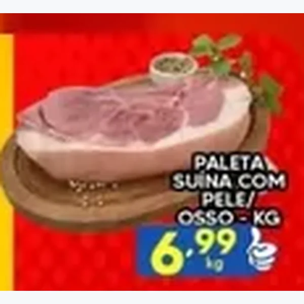 Paleta Suína com Pele/osso