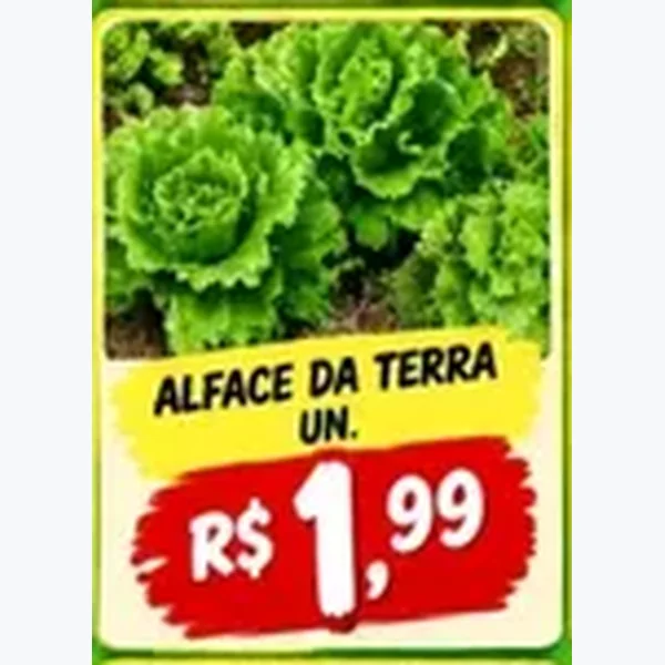 Recorte do encarte de Alface da Terra