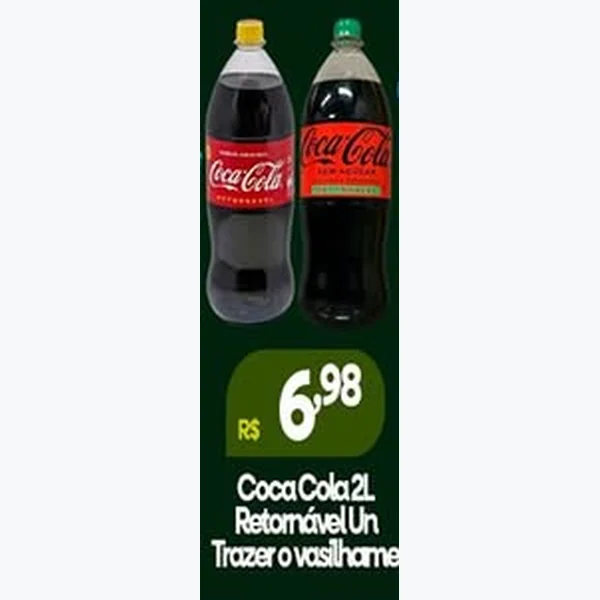 Refrigerante Coca Cola 2 L