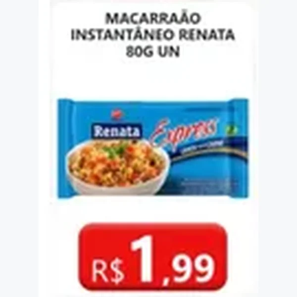 Macarrão Instantâneo Renata 80 g