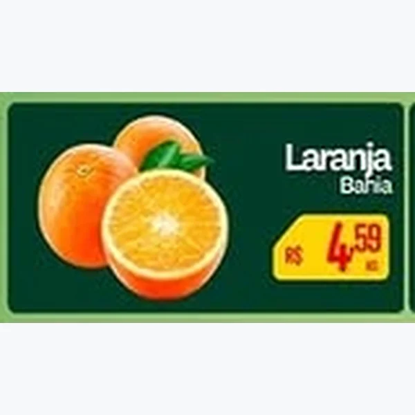 Recorte do encarte de Laranja Bahia