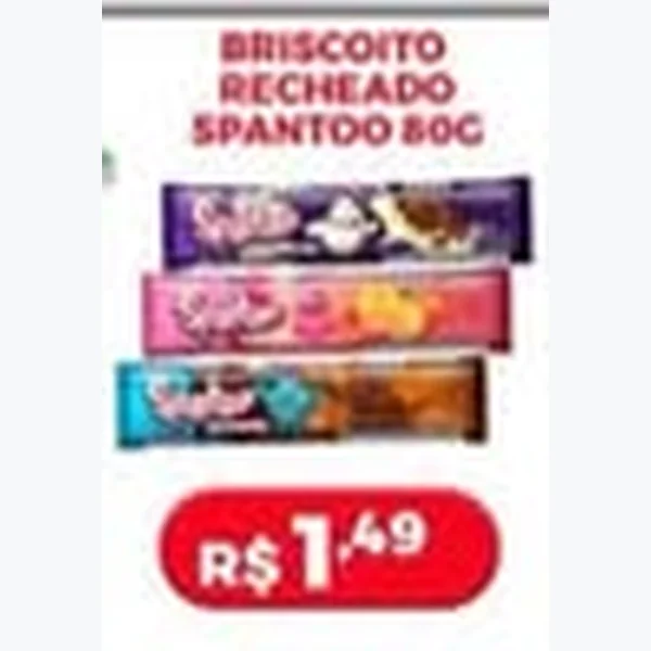Biscoito Recheado Spantoo 80 g