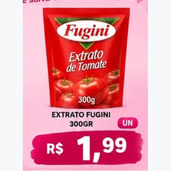 Extrato de Tomate Fugini 300 g