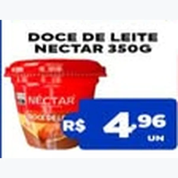 Recorte do encarte de Doce de Leite Nectar 350 g