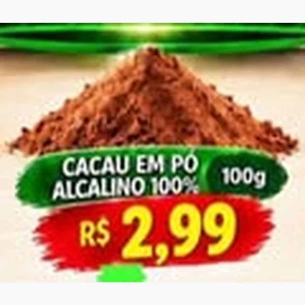 Cacau em Pó Alcalino 100%