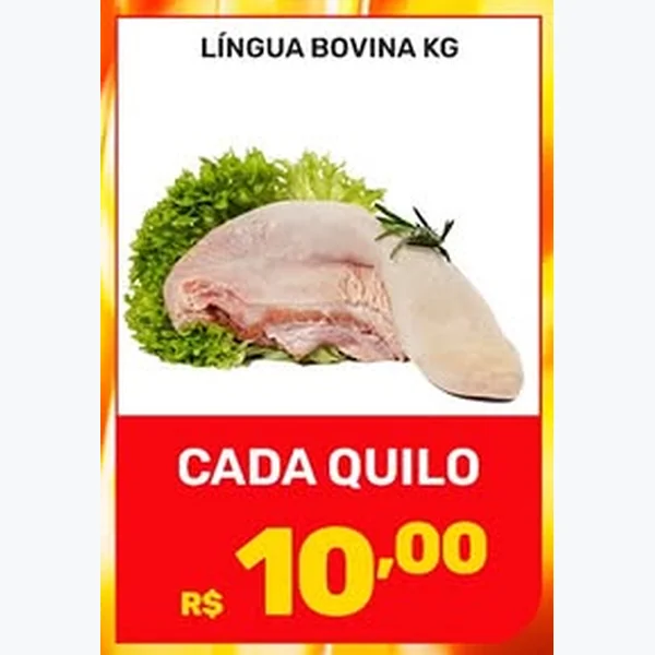Recorte do encarte de Língua Bovina
