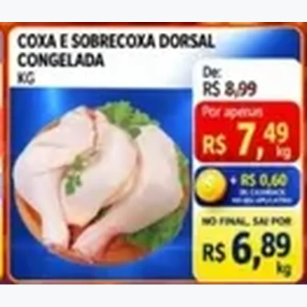 Coxa e Sobrecoxa Dorsal Congelada