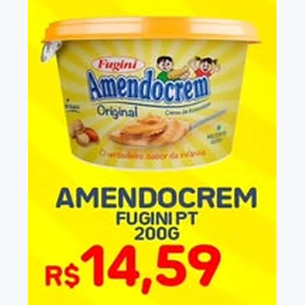 Recorte do encarte de Pasta de Amendoim Fugini 200 g