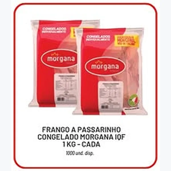 Frango a Passarinho Congelado Iqf Morgana 1 kg