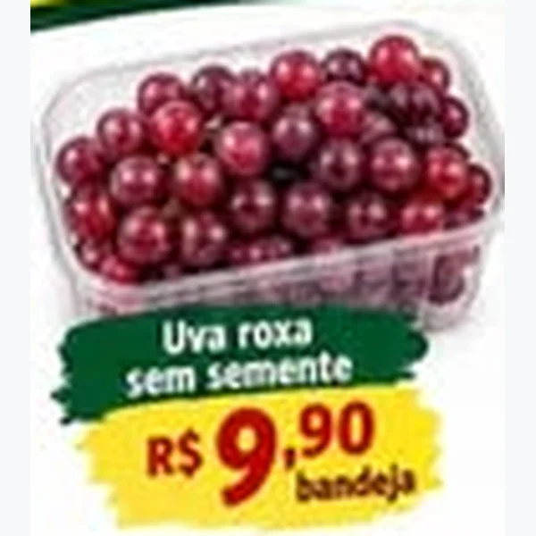 Uva Roxa sem Semente