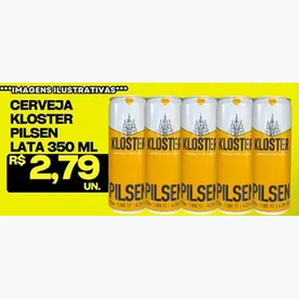 Cerveja Pilsen Kloster 350 ml