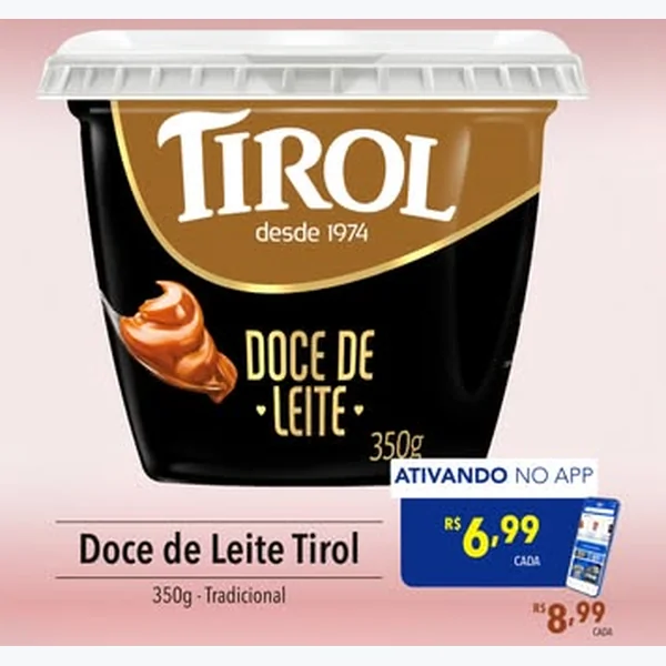 Doce de Leite Tirol 350 g