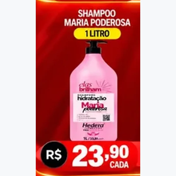 Shampoo Hidratação Elas Brilham 1 L