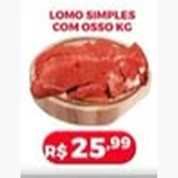Recorte do encarte de Lombo Simples com Osso