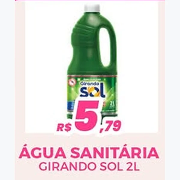 Água Sanitária Girando Sol 2 L