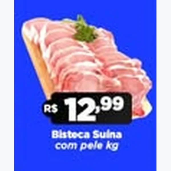 Bisteca Suína com Pele
