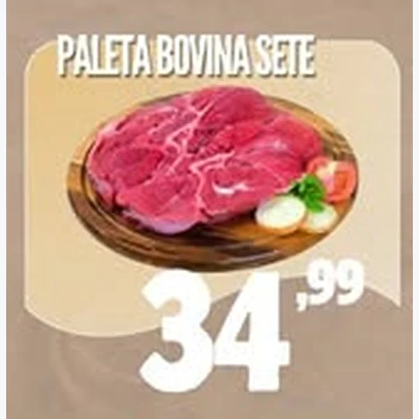 Recorte do encarte de Paleta Bovina Sete