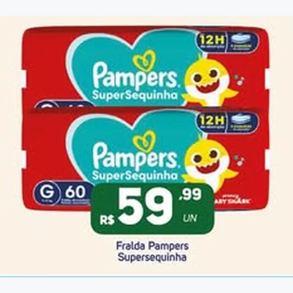 Fralda Supersec Pampers