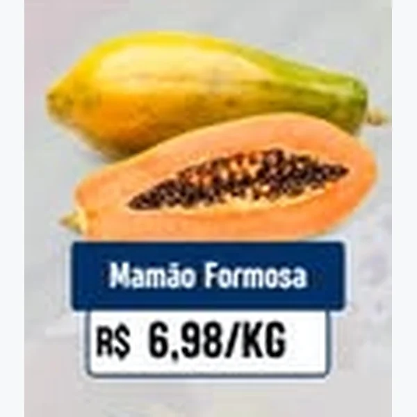 Recorte do encarte de Mamão Formosa